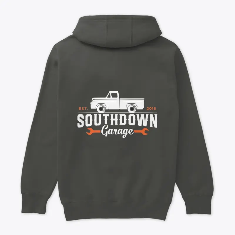 Southdown front and rear logo design