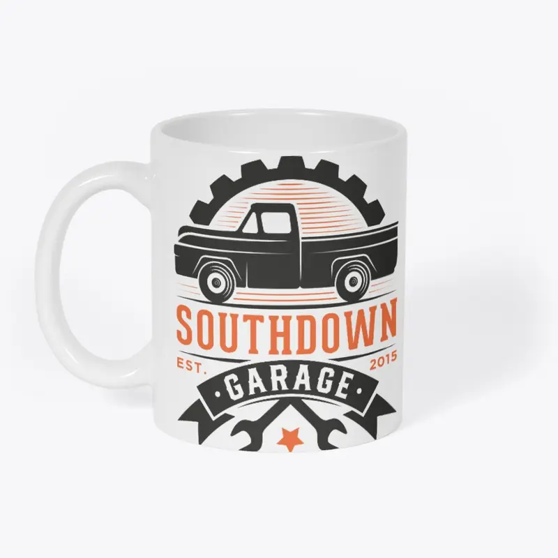 Southdown front and rear logo design