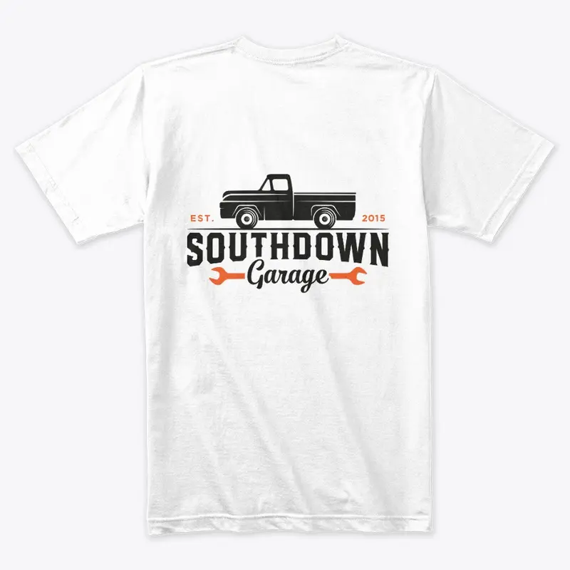 Southdown front and rear logo design