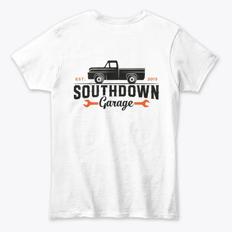 Southdown front and rear logo design